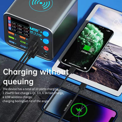 Chargeur multiport MaAnt DianBa No.1 Pro 9 ports avec affichage numérique, chargeur sans fil