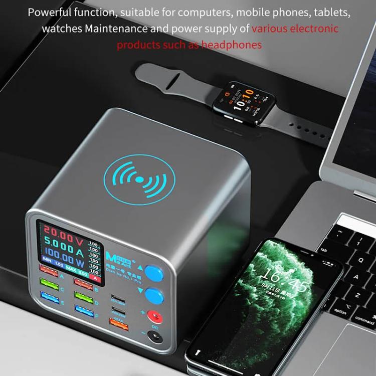 Chargeur multiport MaAnt DianBa No.1 Pro 9 ports avec affichage numérique, chargeur sans fil