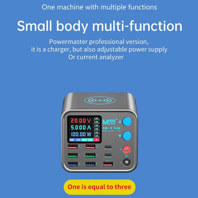 Chargeur multiport MaAnt DianBa No.1 Pro 9 ports avec affichage numérique, chargeur sans fil