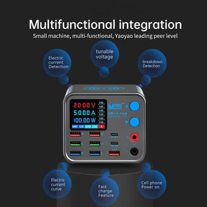 Chargeur multiport MaAnt DianBa No.1 Pro 9 ports avec affichage numérique, chargeur sans fil