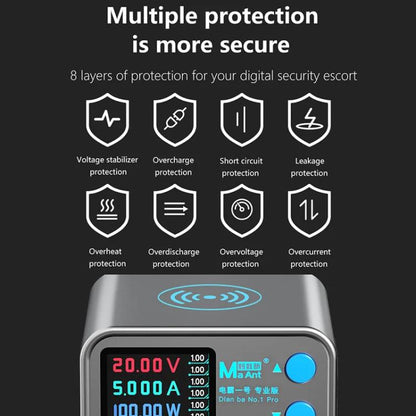Chargeur multiport MaAnt DianBa No.1 Pro 9 ports avec affichage numérique, chargeur sans fil