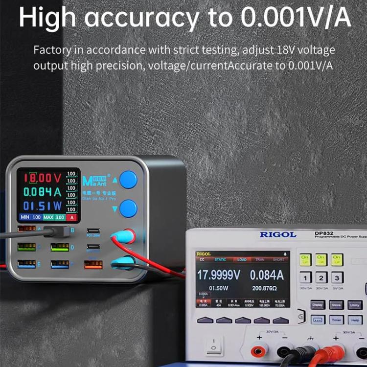 Chargeur multiport MaAnt DianBa No.1 Pro 9 ports avec affichage numérique, chargeur sans fil
