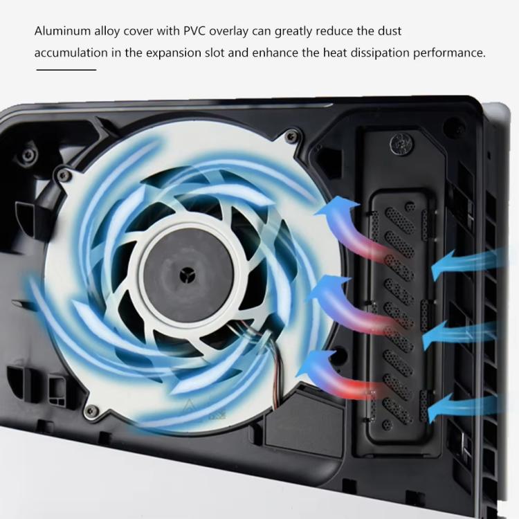 Cache-poussière pour dissipateur thermique SSD M.2 pour PS5 Slim/PS5 Pro, emplacement d'extension, radiateur