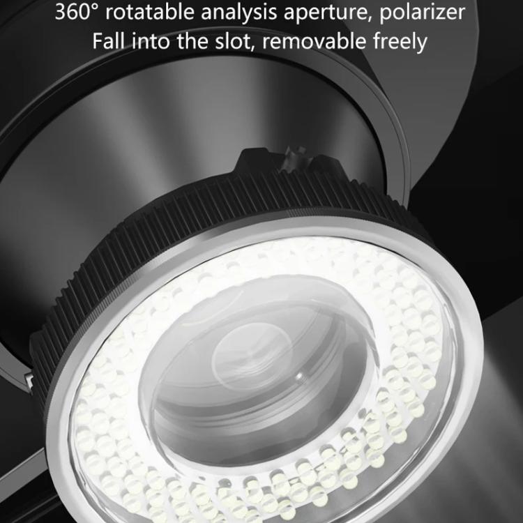 Lampes LED polarisées à anneau pour microscope de réparation de téléphone portable, 96 perles, éclairage de remplissage antireflet