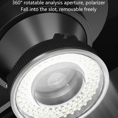 Lampes LED polarisées à anneau pour microscope de réparation de téléphone portable, 96 perles, éclairage de remplissage antireflet