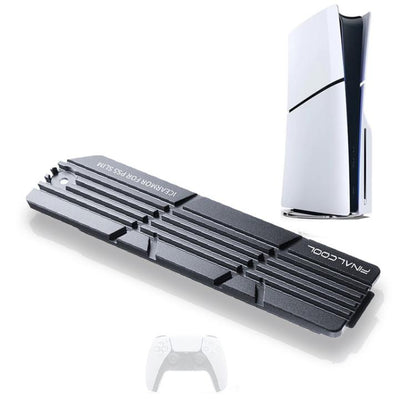 Radiateur SSD NVME M.2 2280 FinalCool pour PS5 Slim/Pro, dissipateur thermique intégré en alliage d'aluminium