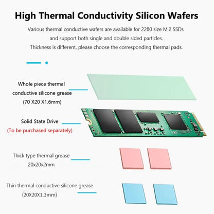 Radiateur SSD NVME M.2 2280 FinalCool pour PS5 Slim/Pro, dissipateur thermique intégré en alliage d'aluminium