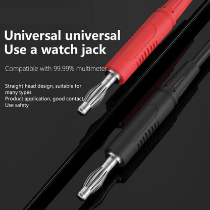 Stylos multimètres pointus avec cordon en silicone, résistants au gel, détachables, en acier inoxydable, accessoires