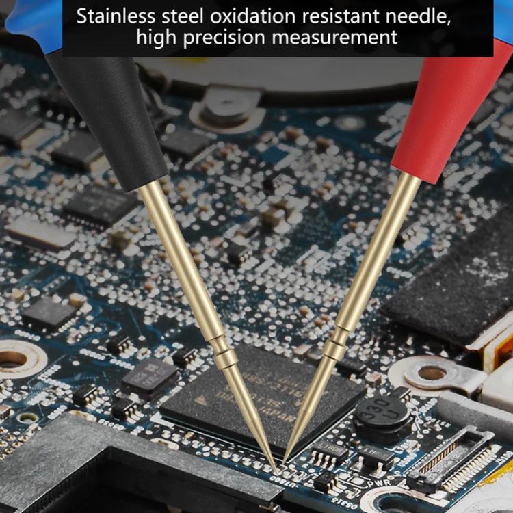 Stylos multimètres pointus avec cordon en silicone, résistants au gel, détachables, en acier inoxydable, accessoires