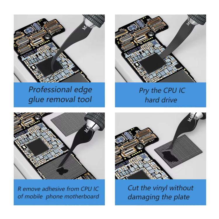 Lame 4 en 1 pour disque dur, circuit intégré, processeur, téléphone portable, réparation de carte mère, grattage, gomme, outils de dégommage