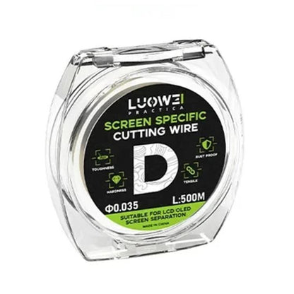 Fil d'acier LUOWEI 500 m pour séparation d'écran de téléphone portable