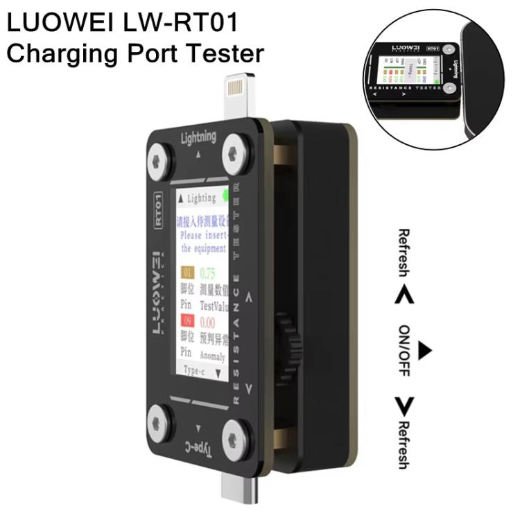 Testeur automatique de prise arrière de téléphone portable détachable de type C à 8 broches