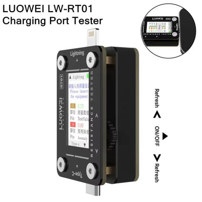 Testeur automatique de prise arrière de téléphone portable détachable de type C à 8 broches