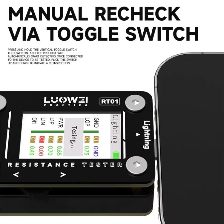 Testeur automatique de prise arrière de téléphone portable détachable de type C à 8 broches