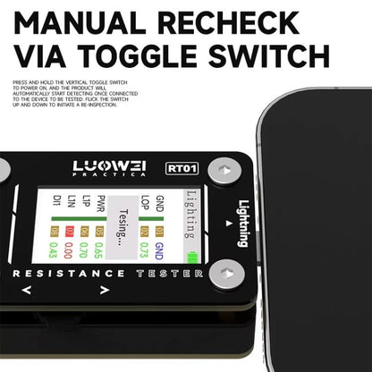 Testeur automatique de prise arrière de téléphone portable détachable de type C à 8 broches