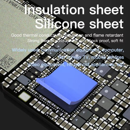 MaAnt DR-03 100pcs /Box Insulating Thermal Conductive Silicone Spacer CPU Thermal Spacer