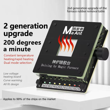 Cell Phone Fixed CPU Font IC Chip Heating Degumming Platform Repair Tool Fixture