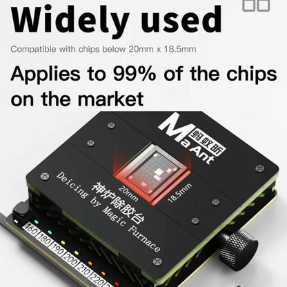 Cell Phone Fixed CPU Font IC Chip Heating Degumming Platform Repair Tool Fixture