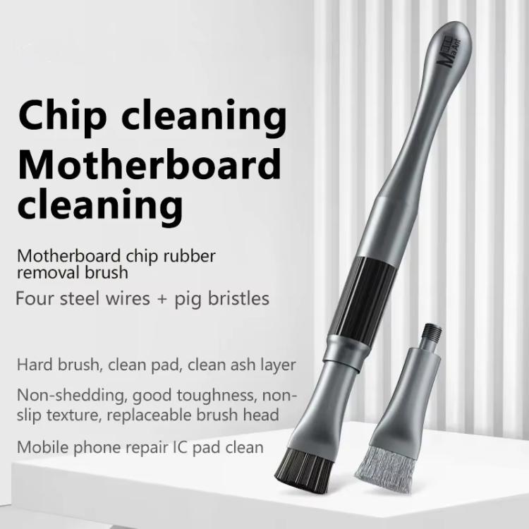 Stiffened Cylinder Short Brush Cell Phone Repair Motherboard Cleaning Brush