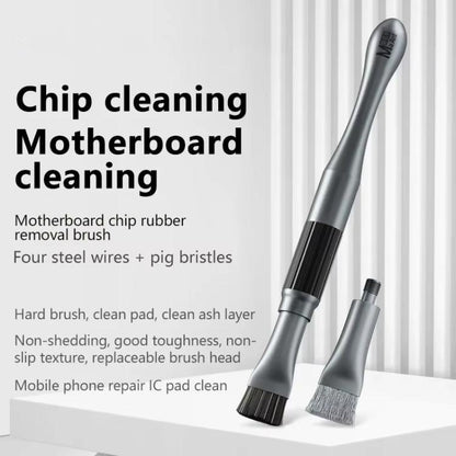 Stiffened Cylinder Short Brush Cell Phone Repair Motherboard Cleaning Brush