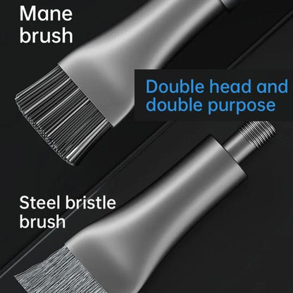 Stiffened Cylinder Short Brush Cell Phone Repair Motherboard Cleaning Brush