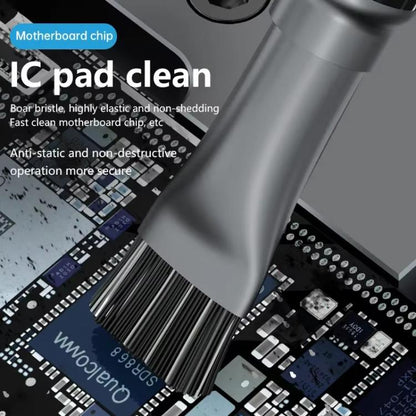 Stiffened Cylinder Short Brush Cell Phone Repair Motherboard Cleaning Brush