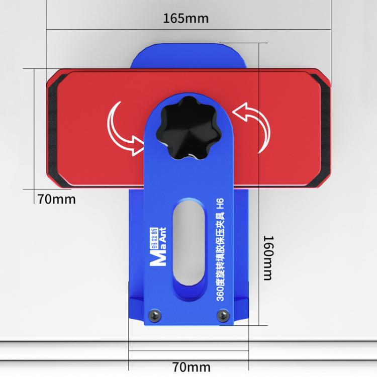 Cell Phone Screen Fixing Filling Pressure Holding Clamp