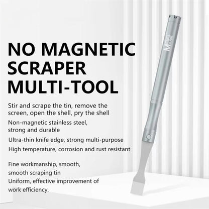 Cell Phone Repair Non-Magnetic Stainless Steel Scraper Removal Tablet Paste Stirring BGA Pry Bar Degumming Tool
