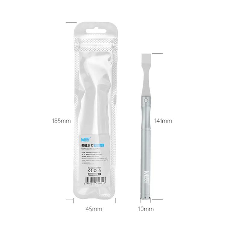 Cell Phone Repair Non-Magnetic Stainless Steel Scraper Removal Tablet Paste Stirring BGA Pry Bar Degumming Tool