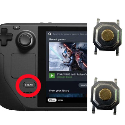For Steam Deck Palm Buttons HOME Button Flick Switch