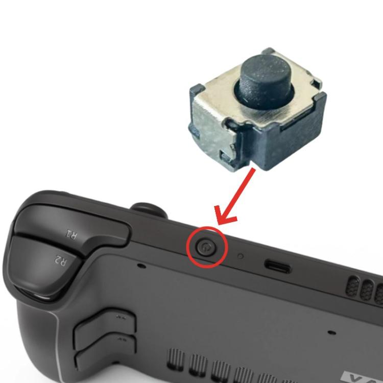 For Steam Deck 10pcs On/Off Keys Power Buttons Tap Switches