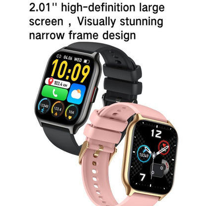 Montre connectée carrée sport à double bracelet pour le suivi de la santé, de l'oxygénation sanguine, du sommeil et de la fréquence cardiaque, Gold Steel+Silicone Pink, Black Steel+Silicone Black