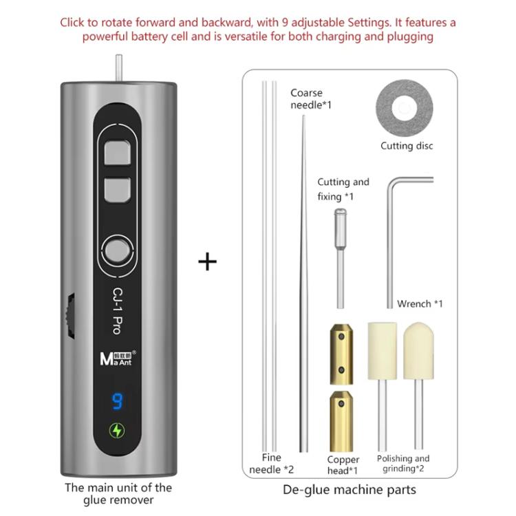 Electric Glue Remover Cutting Grinding Machine Phone Repair Screen Glue Removal Stick