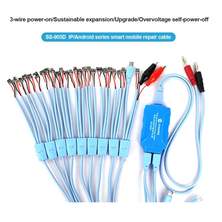 For iPhone / Android Series Power Supply Start-up Cables Mobile Phone Repair Test Cables