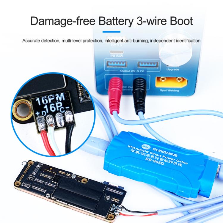 For iPhone / Android Series Power Supply Start-up Cables Mobile Phone Repair Test Cables