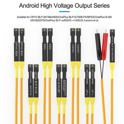 Android 8V High Voltage Power-On Cable Mobile Phone Repair Power Battery Cable