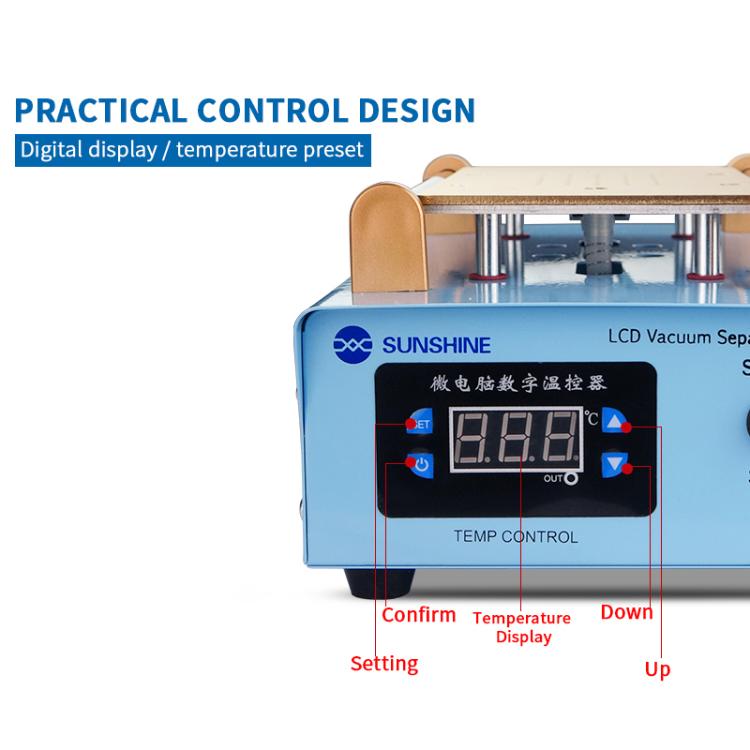 8.5 inch Workbench Screen Repair Heater Repair LCD Screen Separator Heat Separation, EU Plug