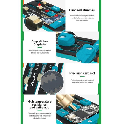 Mobile Phone Repair Mainboard Multi-Use Card Holder Chip Dual-Axis Fixed Card Slot