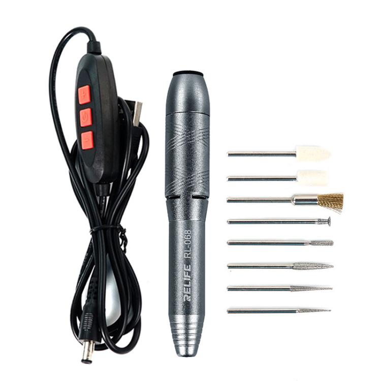 Speed-adjustable Handheld Grinding Pen Rust Removal Polishing Motherboard Repair Electric Grinder