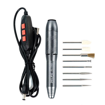Speed-adjustable Handheld Grinding Pen Rust Removal Polishing Motherboard Repair Electric Grinder