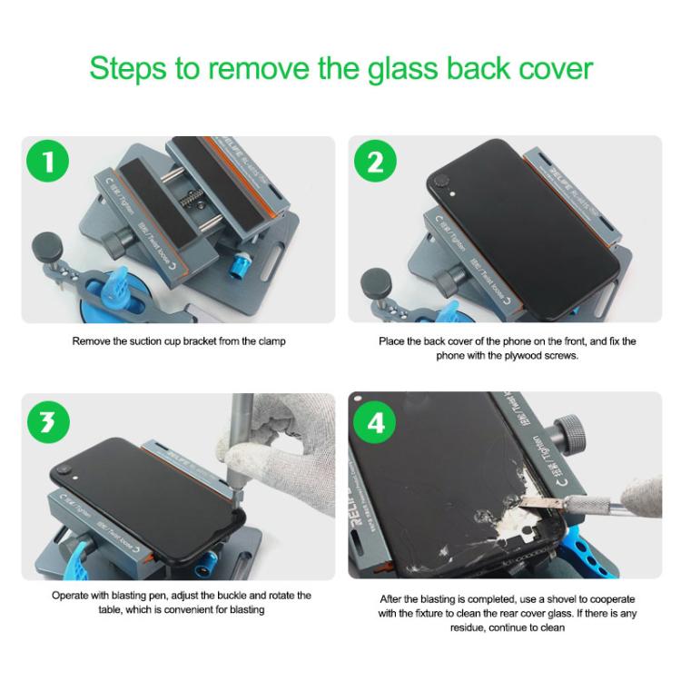 2 In 1 Split Screen Rotating Mobile Phone Repair Fixture Multifunctional Rotating Clamp