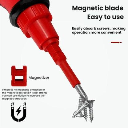 34 in 1 Manual Rubber-Coated Ratchet Screwdriver Repair Tool Set