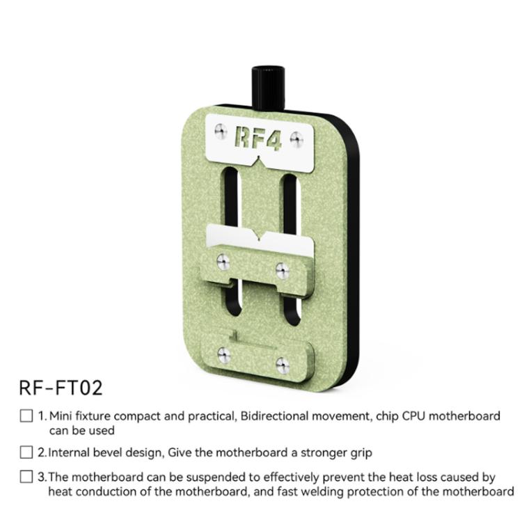 Support de carte mère RF4 RF-FT02 résistant à la chaleur pour la réparation de téléphones, support de puce réglable