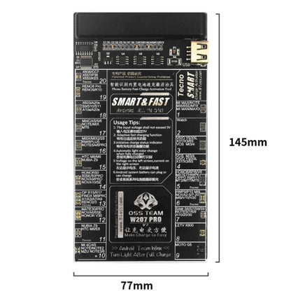 Carte de détection d'activation de batterie OSS TEAM W207 PRO V7, circuit intégré de charge rapide pour appareils Android, W207 PRO V7