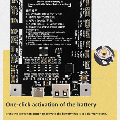 Carte d'activation de batterie WOMEN BC27 Pro V3.0 pour iPhone 6 à 17 et appareils Android, BC27 Pro V3.0