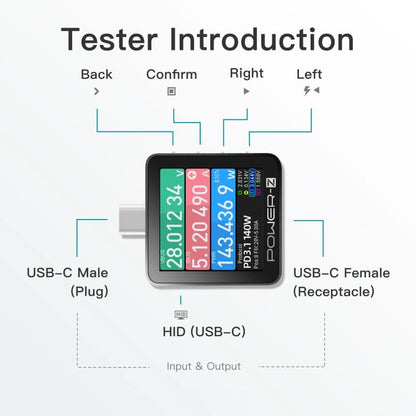 Testeur de charge rapide USB-C POWER-Z KM003C PD3.1 et analyseur de protocole