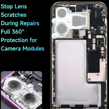 Protection magnétique pour objectif d'appareil photo YCS pour iPhone à double/triple objectif, réparation par soudure