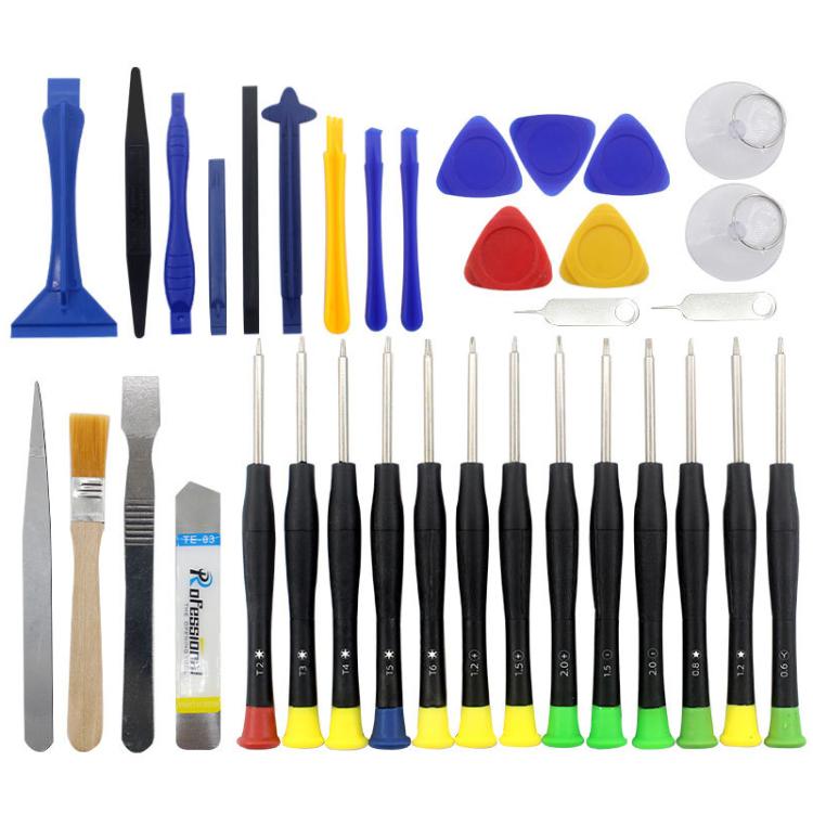 Kit de tournevis pour le démontage et la réparation de téléphones portables (3 mm), 26pcs /Set OPP, 30pcs /Set OPP, 35pcs /Set OPP