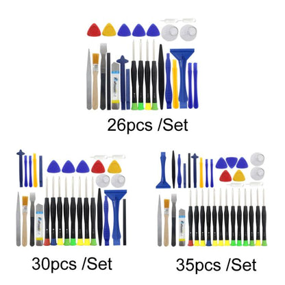 Kit de tournevis pour le démontage et la réparation de téléphones portables (3 mm), 26pcs /Set OPP, 30pcs /Set OPP, 35pcs /Set OPP