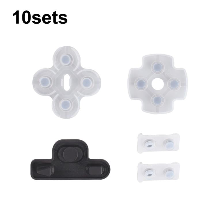 Manette de jeu, boutons en caoutchouc conducteur, coussinets souples, For PS2 10sets, For PS3 10sets, For PS4 10sets 1.0, For PS4 10sets 2.0, For PS4 10sets 3.0/4.0, For PS4 10sets 5.0
